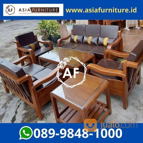 Kursi Tamu Jati Kab. Banjarnegara | Hp/WA 089-98-48-1000 | Asia Furniture Official | Produsen AF 002