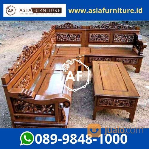 Kursi Tamu Jati Kab. Banjarnegara | Hp/WA 089-98-48-1000 | Asia Furniture Official | Produsen AF 002