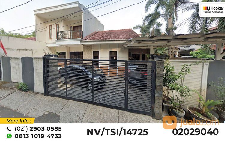 (TSI/14725) Rumah Taman Meruya Ilir, Jakarta Barat, 209 m², 2 Lt, SHM