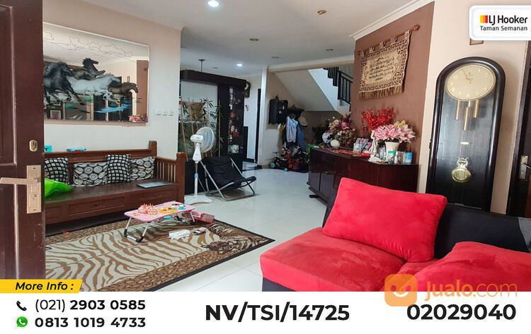 (TSI/14725) Rumah Taman Meruya Ilir, Jakarta Barat, 209 m², 2 Lt, SHM