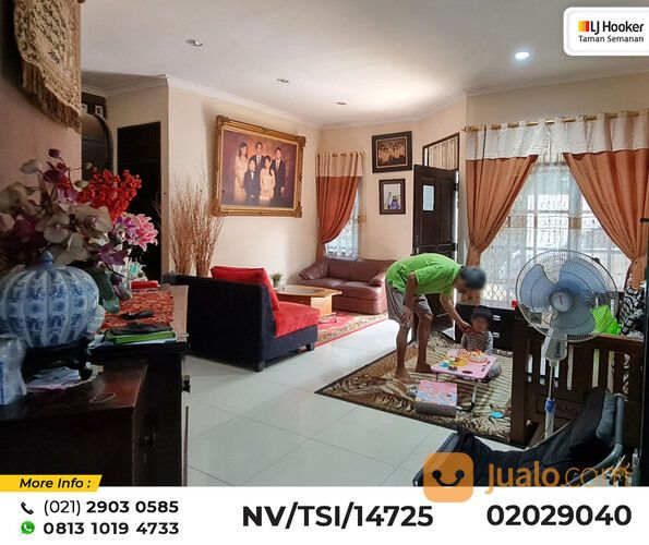 (TSI/14725) Rumah Taman Meruya Ilir, Jakarta Barat, 209 m², 2 Lt, SHM