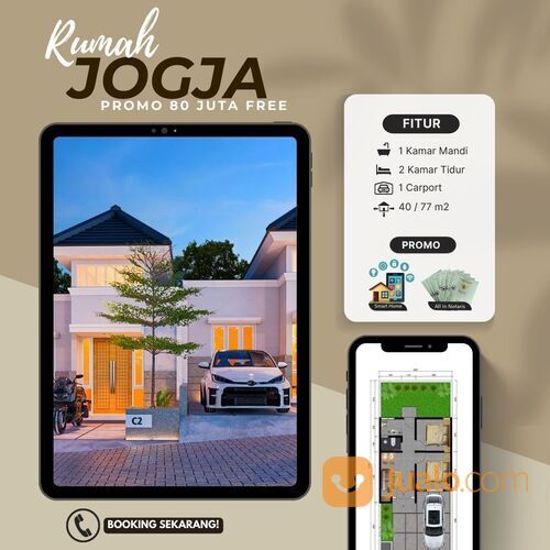 RUMAH JOGJA! Banyak Promo 80 Juta!