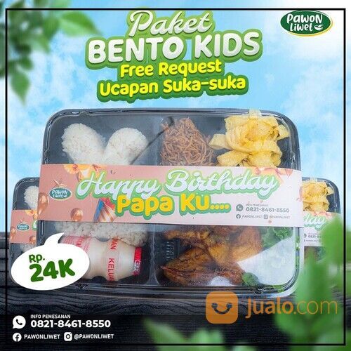 TERMURAH! , CALL 0821-8461-8550 , Nasi Bento Metro Lampung