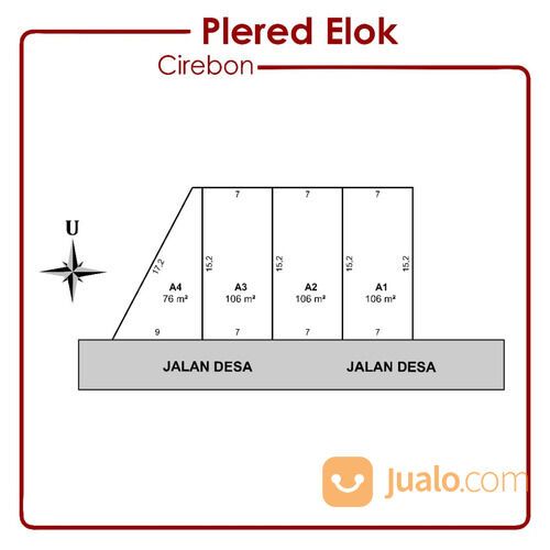 Kavling Plered, Free AJB, Dekat Lampu Merah Trusmi