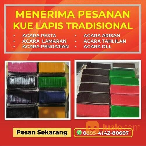 Hub/Wa : 0895-4142-80607 Produsen Kue Lapis Warna Biru di Malang