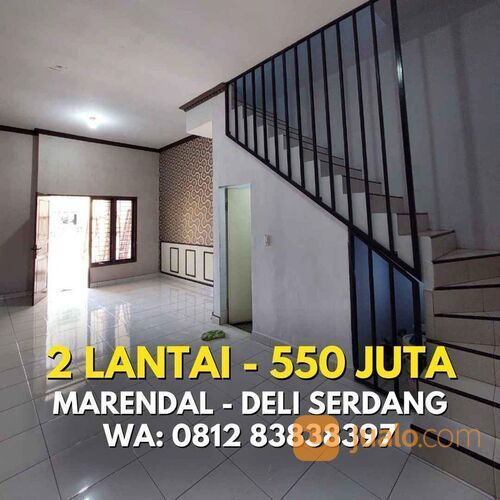 MURAH KALI !!!! 2 LANTAI 500 JUTAAN - JL. CEMPAKA SARI MARENDAL - PINGGIR JALAN BUKAN DALAM GANG