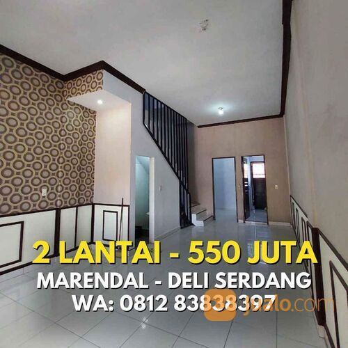 MURAH KALI !!!! 2 LANTAI 500 JUTAAN - JL. CEMPAKA SARI MARENDAL - PINGGIR JALAN BUKAN DALAM GANG