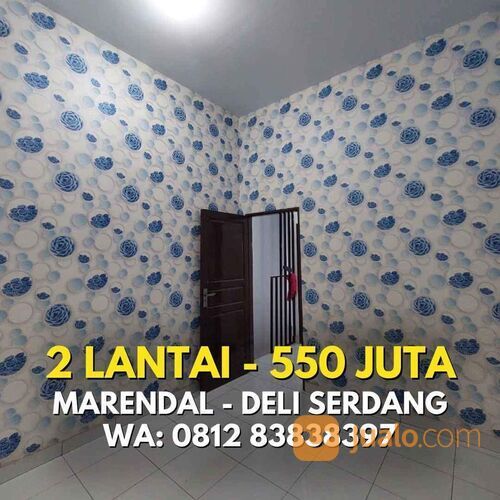 MURAH KALI !!!! 2 LANTAI 500 JUTAAN - JL. CEMPAKA SARI MARENDAL - PINGGIR JALAN BUKAN DALAM GANG