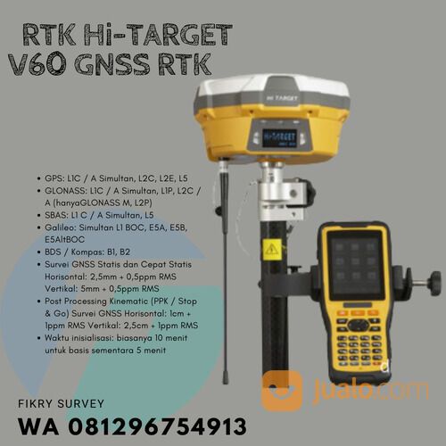 GPS GEODETIK RTK Hi-TARGET V60 GNSS RTK