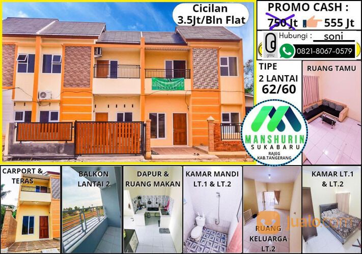 Rumah Syariah Ready Stok Dekat Stasiun Rajeg Tangerang MSR26