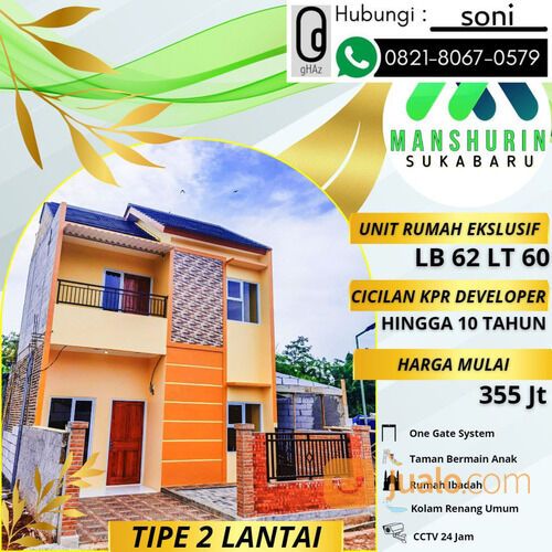 Rumah Syariah Ready Stok Dekat Stasiun Rajeg Tangerang MSR26