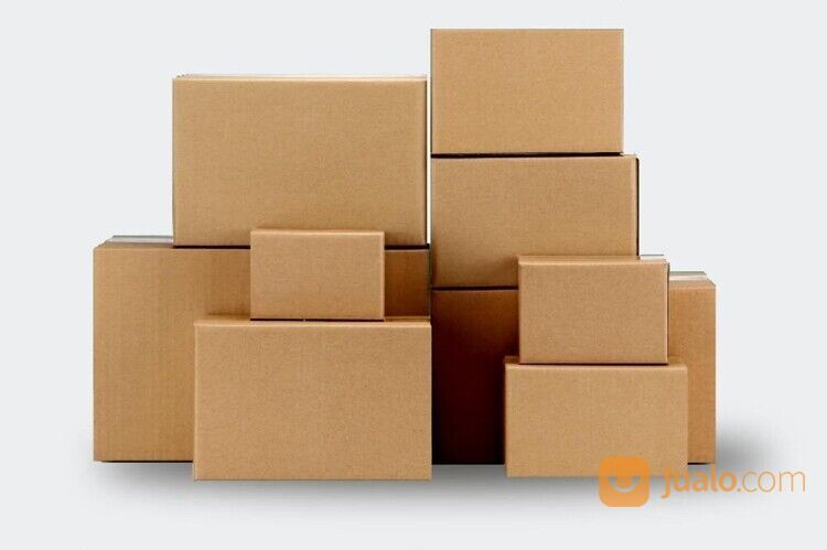 Karton Box Bahan Dasar Kertas atau Craft Cokelat