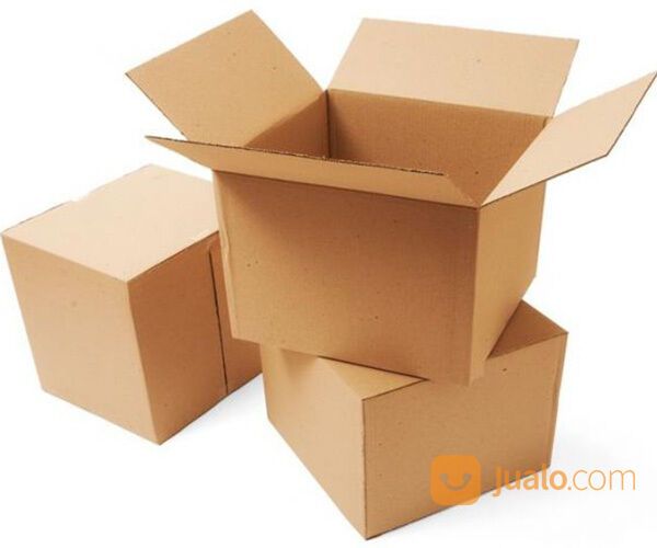 Karton Box Bahan Dasar Kertas atau Craft Cokelat