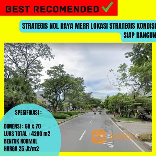 TANAH RAYA MERR IR SOEKARNO STRATEGIS dkt Gubeng Ahmad Yani Kertajaya
