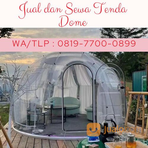 Tenda Dome atau Glamping untuk acara Camping Modern