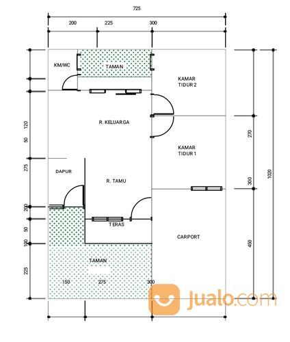 Rumah Mini Cluster Gajahan Colomadu Solo dekat IHS