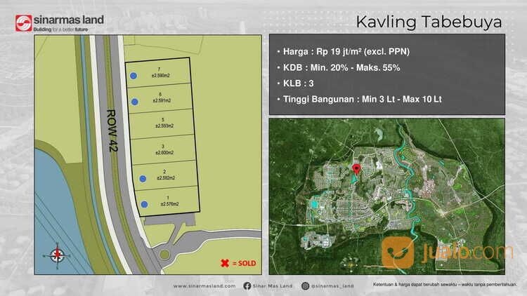 Tanah Kavling Tabebuya Siap Bangun Lokasi Terbaik di BSD City