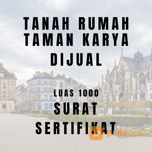 Tanah taman Karya pekanbaru Luas 1100