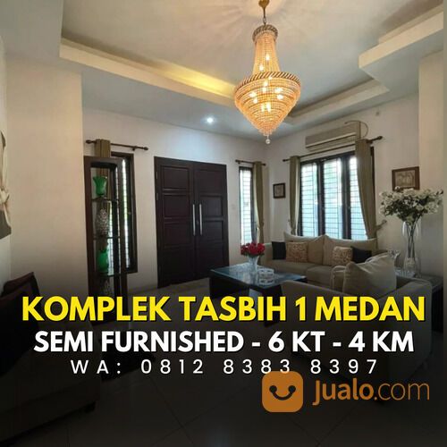 KOMPLEK TASBI 1 MEDAN - RUMAH SECONDARY - 2 LANTAI - SEMI FURNISHED