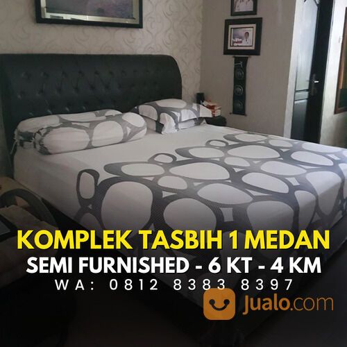 KOMPLEK TASBI 1 MEDAN - RUMAH SECONDARY - 2 LANTAI - SEMI FURNISHED