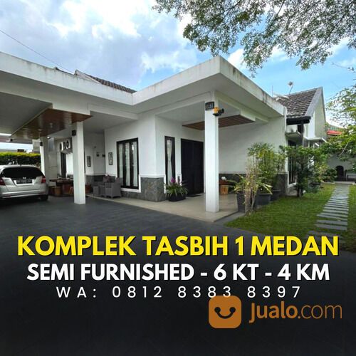 KOMPLEK TASBI 1 MEDAN - RUMAH SECONDARY - 2 LANTAI - SEMI FURNISHED