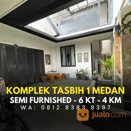 KOMPLEK TASBI 1 MEDAN - RUMAH SECONDARY - 2 LANTAI - SEMI FURNISHED