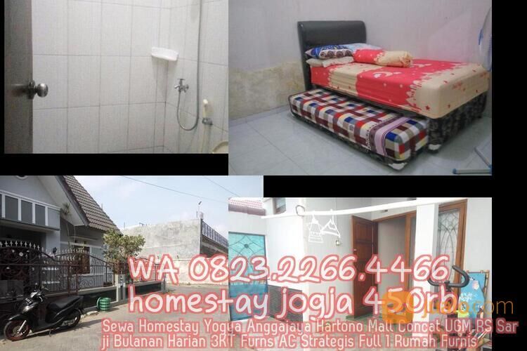 Sewa Homestay Yogya Anggajaya Hartono Mall Concat UGM RS Sarji Bulanan Harian 3KT Furns AC Strategis