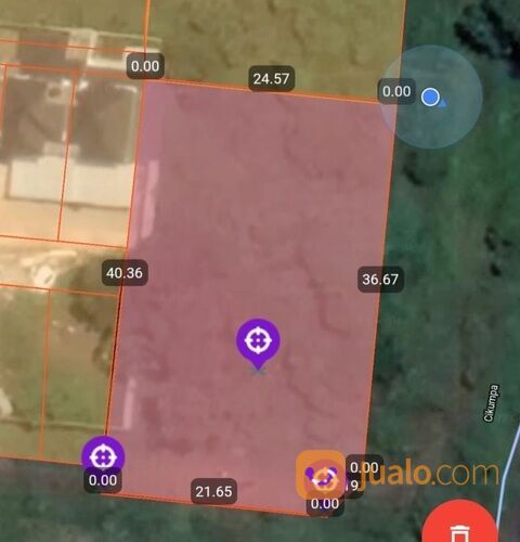 Tanah di Grand Depok City Cluster Grand Dahlia Harga 4Jt-an