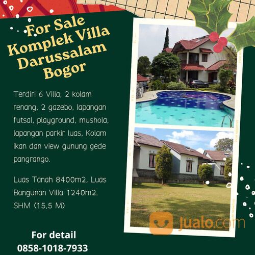 Komplek villa darussalam bogor dekat curug cilember dan taman matahari