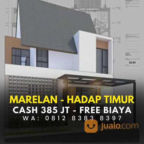 RUMAH CANTIK 300 JUTAAN DI MARELAN - RUMAH HADAP TIMUR
