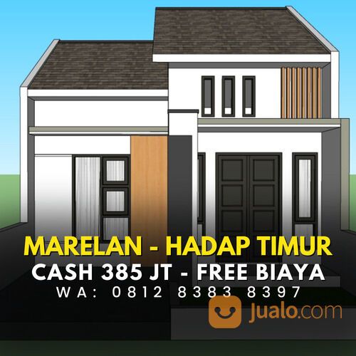 RUMAH CANTIK 300 JUTAAN DI MARELAN - RUMAH HADAP TIMUR