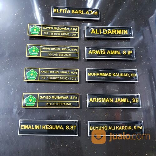 Name tag / bed nama