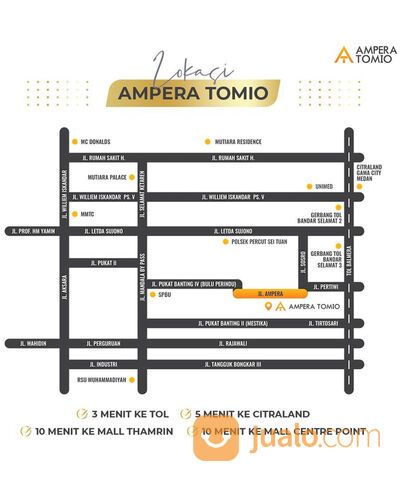 AMPERA TOMIO (Jalan Ampera - Mandala By Pass) Medan