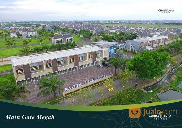 Safira Juanda Resort, Sidoarjo Tipe Azalea. Rumah mewah 2 lantai modern minimalis tanpa DP