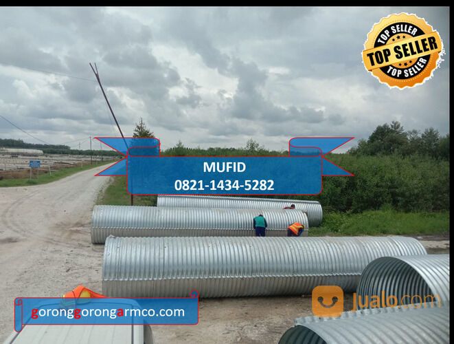 Pipa Baja Bergelombang / Armco / Corrugated Steel
