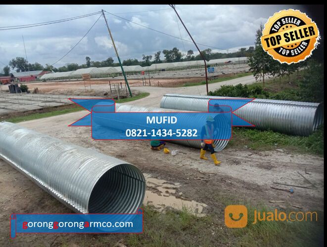 Pipa Baja Bergelombang / Armco / Corrugated Steel