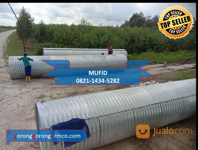 Pipa Baja Bergelombang / Armco / Corrugated Steel
