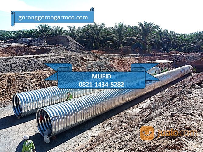 Gorong Gorong Baja / Corrugated Armco / Nestable Flange / Multi Plate