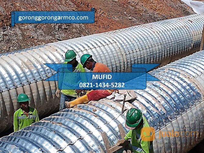 Gorong Gorong Baja / Corrugated Armco / Nestable Flange / Multi Plate