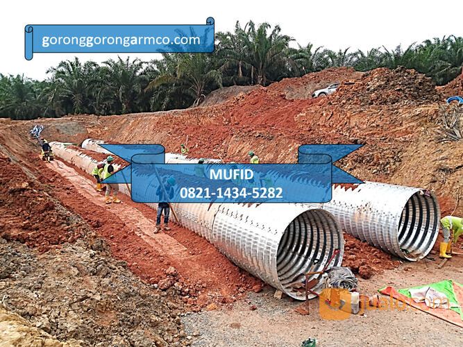 Gorong Gorong Baja / Corrugated Armco / Nestable Flange / Multi Plate