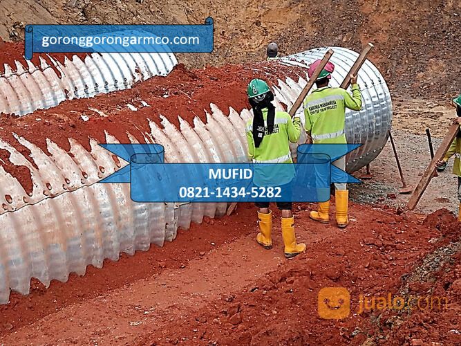 Gorong Gorong Baja / Corrugated Armco / Nestable Flange / Multi Plate