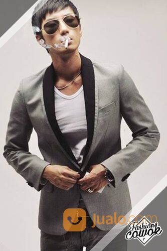 Jas abu-abu terbagus,jas cowok terbaik cocok untuk pria SK-09