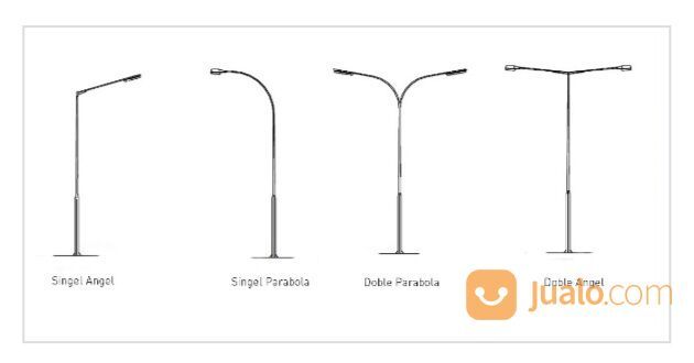 Tiang PJU galvanized