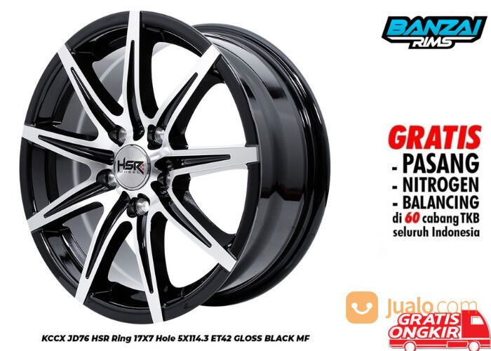 VELG HSR KCCX HSR RING 17 HRV XPANDER TERIOS RUSH INNOVA