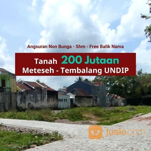 Tanah Murah tembalang Undip, Dekat SPBU Meteseh Semarang
