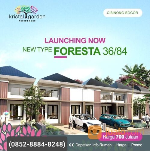Kristal Garden 5Jt Free All In Dekat Stasiun, Tol Cibinong Sentul Bogor