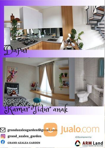 RUMAH MODERN POSISI SUDUT GRAND AZALEA GARDEN