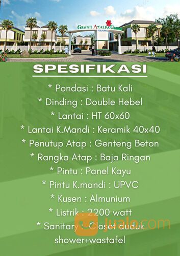 RUMAH MODERN POSISI SUDUT GRAND AZALEA GARDEN