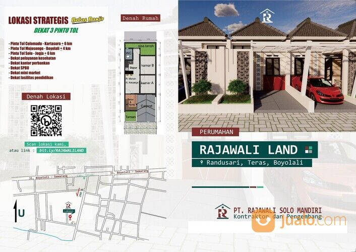 Rumah Minimalis Limasan diTeras Boyolali Hanya 200jtan Siap KPR