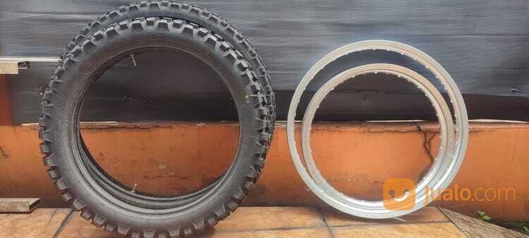 Velg ori yamaha WR 155 + ban luar dan dalam (Depan belakang)